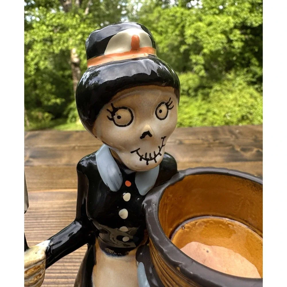 Yankee Candle Boney Bunch Death By Chocolate 2017 Tealight Holder‎ Halloween